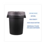 Boardwalk® 33 Gal Natural Can Liners, 16 microns, 33 x 40, 200 Liners - Image 4