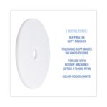Boardwalk® Standard Floor Pads, 20" dia, White, 5/Carton - Image 4