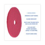 Boardwalk® Standard 20" Floor Pads, Red, 5/Carton - Image 4