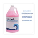 Boardwalk® Mild Cleansing Pink Lotion Soap, Cherry, 1 gal Bottle, 4/CT - Image 4
