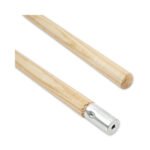 Boardwalk® Lie-Flat Screw-In Wood Mop Handle, 1 1/8 dia x 54, Natural - Image 4