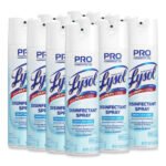 Lysol® Pro Disinfectant Spray, Linen Scent, 19 oz., 12 Cans - Image 3