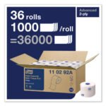 Tork® High-Capacity 2-Ply Toilet Paper, White, 36 Rolls - Image 4
