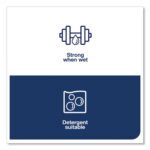 Tork® Foodservice Cloths, 1-Ply,  Blue, 150 Cloths - Image 4