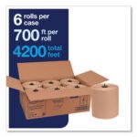 Tork® Advanced Hardwound Roll Paper Towels, Brown, 700-ft., 6 Rolls - Image 4