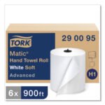 Tork® Matic Hardwound Roll Paper Towels, White, 900-ft., 6 Rolls - Image 2