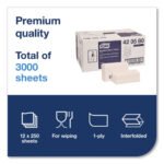 Tork® Premium Multifold Paper Towels, 1-Ply, White, 3000 Towels - Image 4