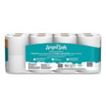 Angel Soft Mega Toilet Paper, Septic Safe, 2-Ply, White, 320 Sheets/Roll, 16 Rolls/Pack - Image 3