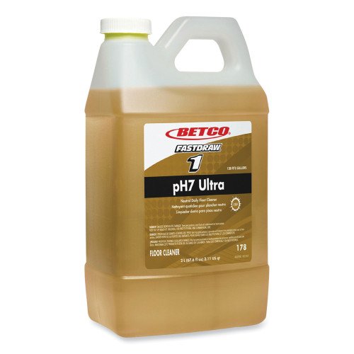 836093-500x500-0.jpg Betco pH7 Ultra Neutral Cleaner, Lemon Scent, 2 L Bottle, 4/Carton - Image 3
