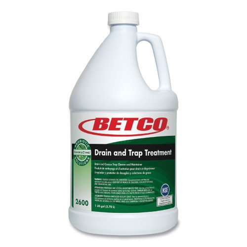 836243-500x500-0.jpg Betco BioActive Solutions Drain and Trap Treatment, Ocean Scent, 1 gal Bottle, 4/Carton - Image 3
