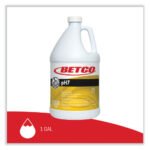 Betco pH7 Floor Cleaner, Lemon Scent, 1 gal Bottle, 4/Carton - Image 2