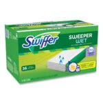 Swiffer Wet Refill Cloths, 10 x 8, Lavender Vanilla and Comfort, White, 36/Carton - Image 3