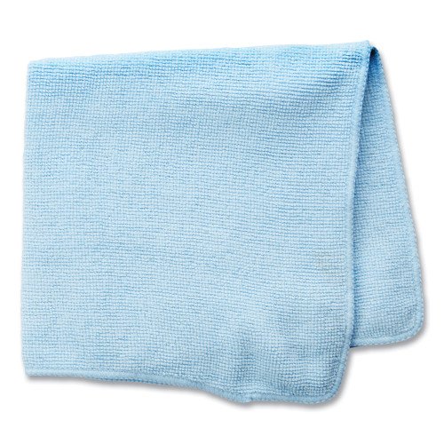 863739-500x500-0.jpg Rubbermaid Commercial Microfiber Cleaning Cloths, 12 x 12, Blue, 24/Pack - Image 4