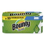 Bounty® Kitchen Paper Towels, Double Plus Rolls, 2-Ply, 103 Sheet, 8 Rolls