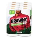 Brawny® Tear-A-Square Kitchen Paper Towels, 2-Ply, 120 Sheets, 8 Rolls - Image 4