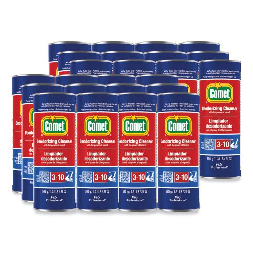 873915-500x500-0.jpg Comet Deodorizing Cleanser with Bleach, Powder, 21 oz Canister, 24/Carton - Image 3