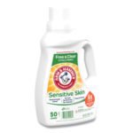 Arm & Hammer HE Compatible Liquid Detergent, Unscented, 50 Loads, 50 oz Bottle, 8/Carton - Image 3