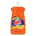 Ajax® Triple Action Antibacterial Dish Soap, 52oz, Orange, 6 Bottles