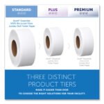Scott Essential 100% Recycled Fiber JRT Bathroom Tissue for Business, Septic Safe, 2-Ply, White, 3.55" x 1,000 ft, 12 Rolls/Carton - Image 3