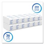Scott® Hygienic Bath Tissue, 2-Ply, 250 Wipe Pack, 36 Packs - Image 2