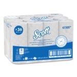 Scott® Small Core High Capacity Toilet Paper, 2-Ply, 1100 Sheets, 36 Rolls
