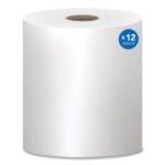Scott Essential Hard Roll Towels for Business, Absorbency Pockets, 1-Ply, 8" x 800 ft,  1.5" Core, White, 12 Rolls/Carton
