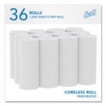 Scott Essential Coreless SRB Bathroom Tissue, Septic Safe, 2-Ply, White, 1,000 Sheets/Roll, 36 Rolls/Carton - Image 2