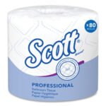Scott Essential Standard Roll Bathroom Tissue for Business, Septic Safe, 2-Ply, White, 550 Sheets/Roll, 80/Carton - Image 3