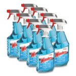 Windex Ammonia-D Glass Cleaner, Fresh, 32 oz Spray Bottle, 8/Carton - Image 3