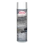 Claire Stainless Steel Polish and Cleaner, Lemon Scent, 15 oz Aerosol Spray, Dozen - Image 3