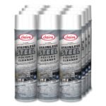 Claire Stainless Steel Polish and Cleaner, Lemon Scent, 15 oz Aerosol Spray, Dozen - Image 4