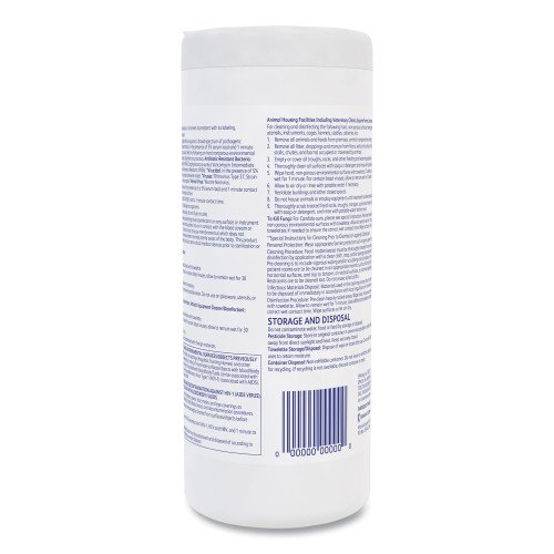 889336-500x500-0.jpg Diversey Oxivir 1 Wipes, 1-Ply, 7 x 8, 60/Canister, 12 Canisters/Carton - Image 3