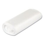 Inteplast Group High-Density Commercial Can Liners, 33 gal, 16 mic, 33" x 40", Clear, Interleaved Roll, 25 Bags/Roll, 10 Rolls/Carton - Image 4
