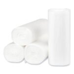 Inteplast Group High-Density Commercial Can Liners, 16 gal, 8 mic, 24" x 33", Natural, Interleaved Roll, 50 Bags/Roll, 20 Rolls/Carton - Image 2