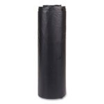 Inteplast Group High-Density Commercial Can Liners, 45 gal, 22 mic, 40" x 48", Black, Interleaved Roll, 25 Bags/Roll, 6 Rolls/Carton - Image 3