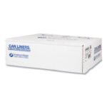 Inteplast Group High-Density Commercial Can Liners, 45 gal, 22 mic, 40" x 48", Black, Interleaved Roll, 25 Bags/Roll, 6 Rolls/Carton - Image 4