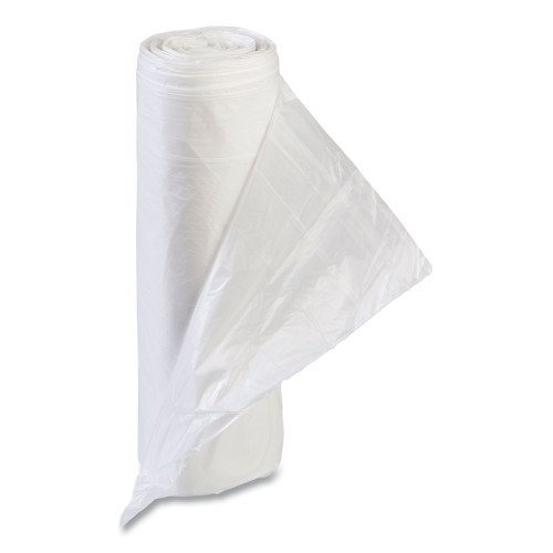 895633-500x500-0.jpg Inteplast Group High-Density Commercial Can Liner Value Pack, 16 gal, 7 mic, 24" x 31", Clear, Interleaved Roll, 50 Bags/Roll, 20 Rolls/CT - Image 3
