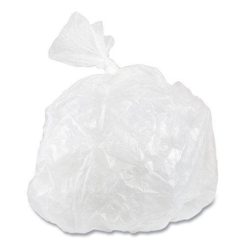 895639-500x500-0.jpg Inteplast Group High-Density Commercial Can Liner Value Pack, 30 gal, 11 mic, 30" x 36", Clear, Interleaved Roll, 25 Bags/Roll, 20 Rolls/CT - Image 4