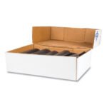 Inteplast Group High-Density Commercial Can Liner Value Pack, 45 gal, 19 mic, 40" x 46", Black, Interleaved Roll, 25 Bags/Roll, 6 Rolls/CT - Image 2