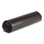 Inteplast Group High-Density Commercial Can Liner Value Pack, 45 gal, 19 mic, 40" x 46", Black, Interleaved Roll, 25 Bags/Roll, 6 Rolls/CT - Image 4