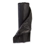 Inteplast Group High-Density Commercial Can Liner Value Pack, 60 gal, 19 mic, 43" x 46", Black, Interleaved Roll, 25 Bags/Roll, 6 Rolls/CT - Image 3