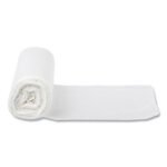 Inteplast Group High-Density Commercial Can Liners, 10 gal, 5 mic, 24" x 24", Natural, Perforated Roll, 50 Bags/Roll, 20 Rolls/Carton - Image 4