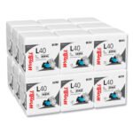 WypAll L40 Towels, 1/4 Fold, 12.5 x 12, White, 56/Box, 18 Packs/Carton - Image 3