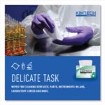 Kimtech Kimwipes, Delicate Task Wipers, 1-Ply, 4.4 x 8.4, Unscented, White, 286/Box - Image 3