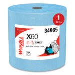WypAll General Clean X60 Cloths, Jumbo Roll, 12.5 x 13.4, Blue, 1,100/Roll - Image 3