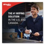 WypAll Power Clean X80 Heavy Duty Cloths, Jumbo Roll, 12.4 x 12.2, Red, 475 Wipers/Roll - Image 4