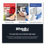 WypAll Power Clean X80 Heavy Duty Cloths, Jumbo Roll, 12.4 x 12.2, Red, 475 Wipers/Roll - Image 3