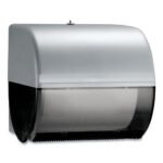Kimberly-Clark Omni Roll Towel Dispenser, 10.5 x 10 x 10, Smoke/Gray