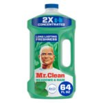 Mr. Clean Multipurpose Cleaning Solution with Febreze, Meadows and Rain, 64 oz Bottle - Image 2