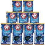 Arm & Hammer Trash Can and Dumpster Deodorizer with Baking Soda, Sprinkle Top, Original, Powder, 42.6 oz Box, 9/Carton